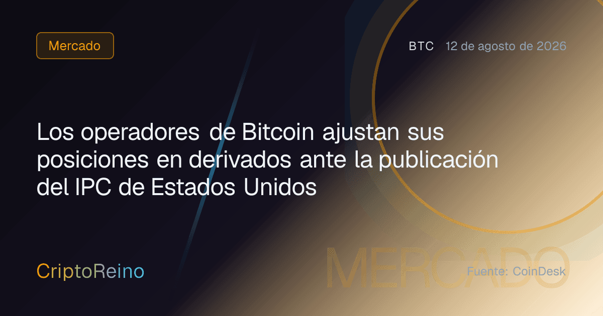Los operadores de Bitcoin ajustan sus posiciones en derivados ante la publicación del IPC de Estados Unidos